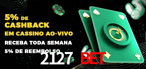 Promoções do cassino ao Vivo 2127 bet